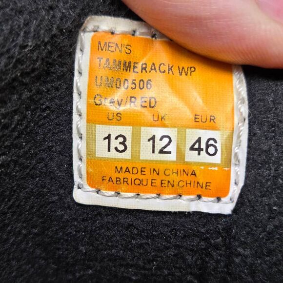 CUSHE TAMMERACK WATERPROOF HIKING TRAIL MINIMALIST BOOTS MENS SIZE 13 EU 46 - Picture 6 of 10